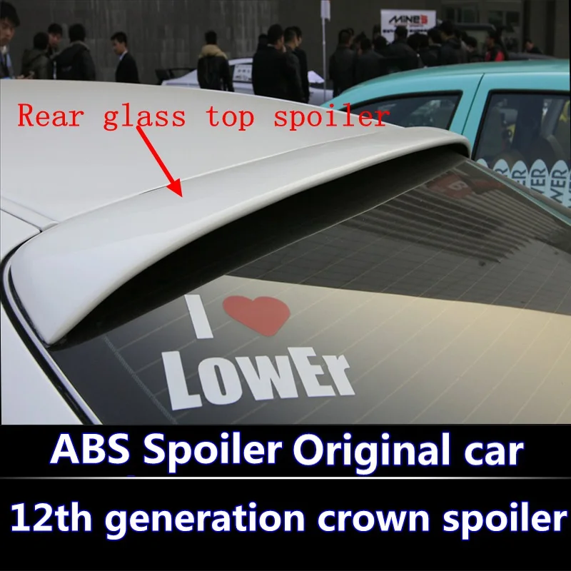 Для 2005 до 2009 Toyota Crown Athlete задний оконный спойлер Высокое качество ABS Материал