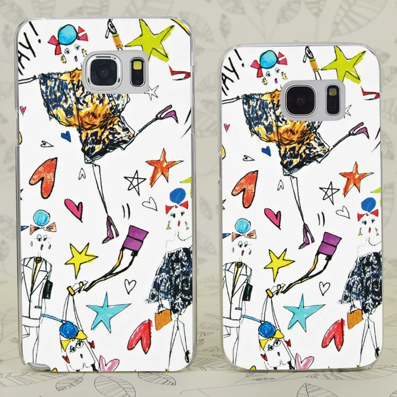 C0180 Lanvins Transparent Hard PC Case Cover For Samsung Galaxy S 3 4 5 6 7 Mini Edge Plus Note 9 |