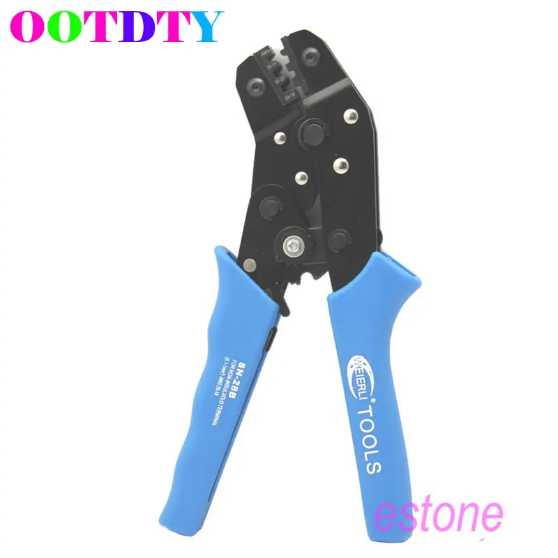 

OOTDTY SN-28B Pin Crimping Tool 2.54mm 3.96mm 28-18AWG Crimper 0.1-1.0mm2 For Dupont APR5_30
