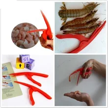 Кухонные гаджеты новинки креветка кухонная кожура креветки Практичный Прочный красный ручной гаджеты инструмент Овощечистка