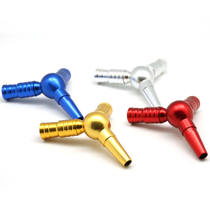 Big size One to Two Hose Adapter Aluminun Stem Shisha Hookah Smoking