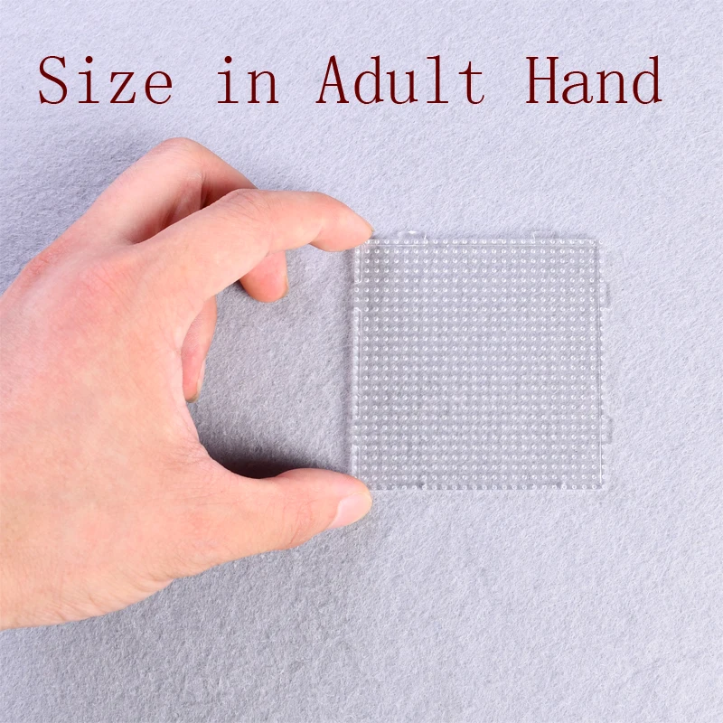 2.6mm Artkal Hama Beads Pegboard size in Hand