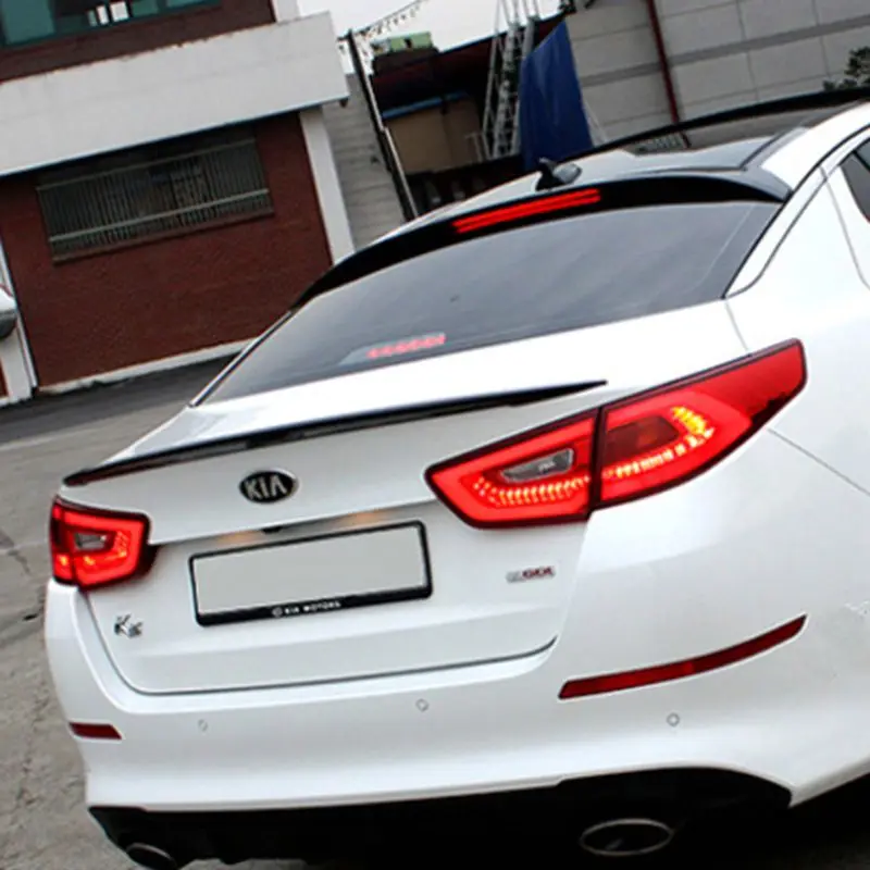 For Kia Optima K5 Spoiler High Quality ABS Material Car Rear Wing Primer Color Rear Spoiler For