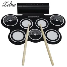 Portable Roll Up USB MIDI Machine Silicon Electronic Roll Up font b Drums b font MD759