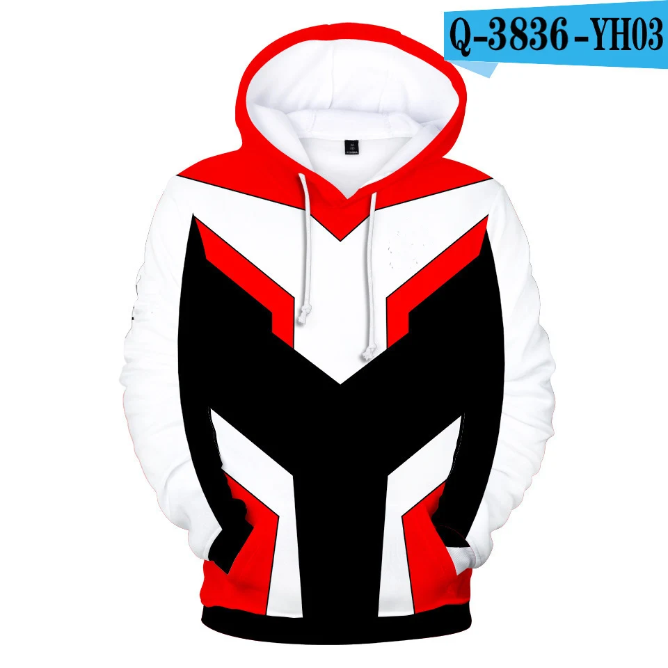 

2019 New Avengers Iron Man Cosplay Costumes Super Hero Casual Loose Sport Sweatshirt Advanced Tech Suit Endgame 4 Hooded Clothes