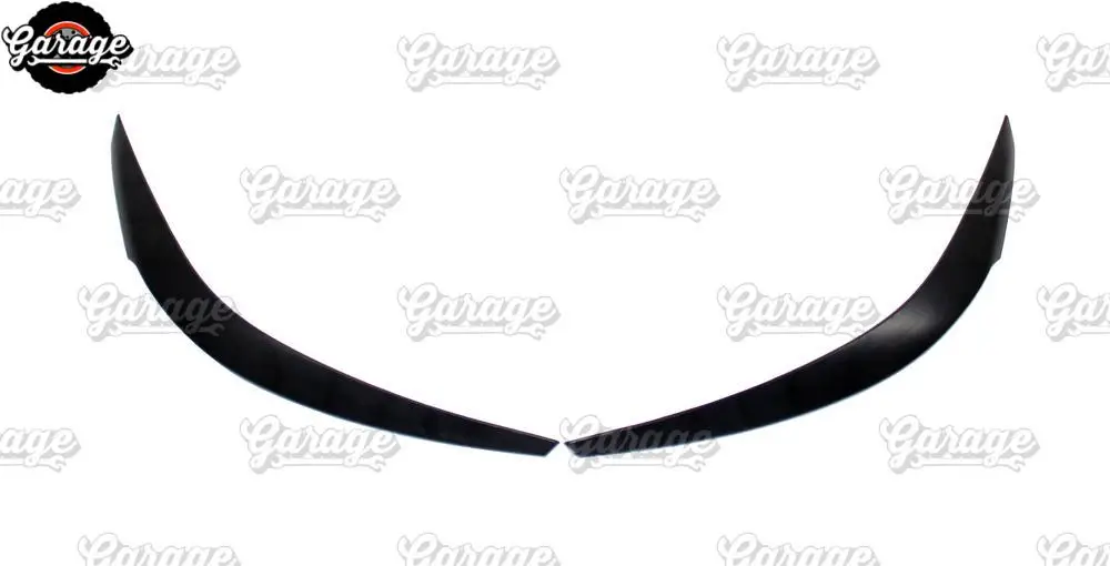 Eyelids for headlights for Hyundai Solaris- model A narrow ABS plastic pads cilia eyebrows covers trim accessories car