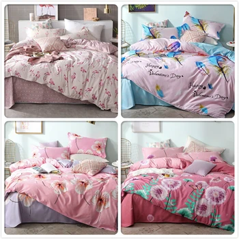 

Duvet Cover Pillowcase Set 3pcs Bed Linen Soft Cotton Bedlinen Kids Child Bedding High Quality Quilt Comforter Pillow Case 2.2m
