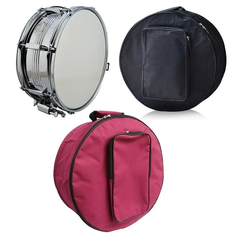 15 дюймов Snare Drum сумка рюкзак чехол с плечевым ремнем снаружи карманы детали ударного инструмента и аксессуары