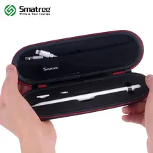 Smatree портативный мини-чехол для карандашей сумка для переноски из искусственной кожи для Apple Pencil для iPad Pro 9,7, 10,5, 12,9