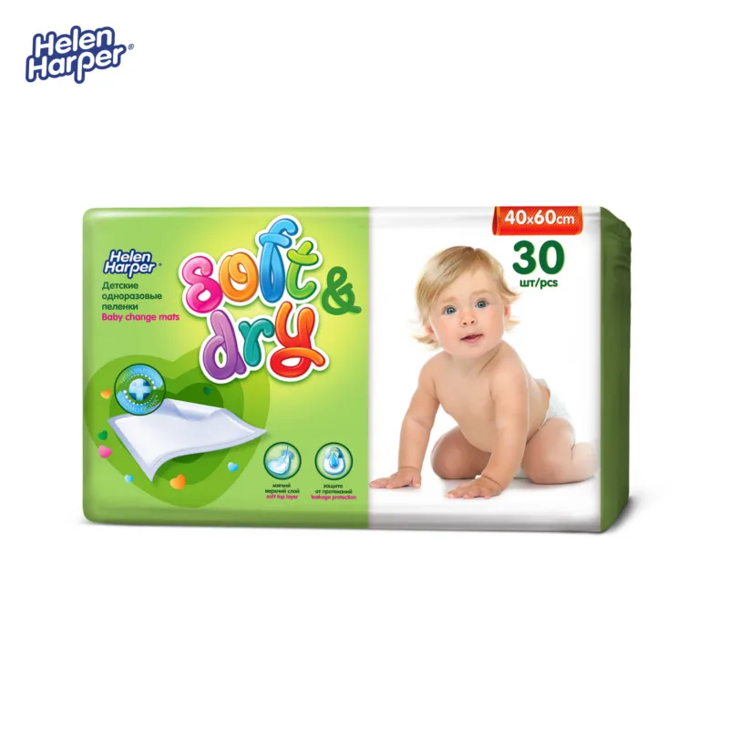 HELEN HARPER Детские впитывающие пеленки Soft&ampDry 40х60 (30 шт.) | Мать и ребенок