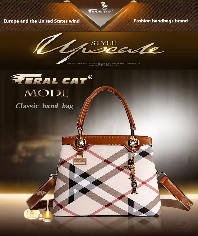 FERAL CAT 2017 Women Fashion Messenger Bags Ladies Small Leather Shoulder Bag Handbags Online HOT SALE54