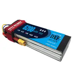 DXF RC Lipo батарея 2 s 7,4 V 5000 mah 50C 100C 2 S Bateria для 1/8 1/10 автомобиля хобби для Traxxas Slash 4x4 Bandit