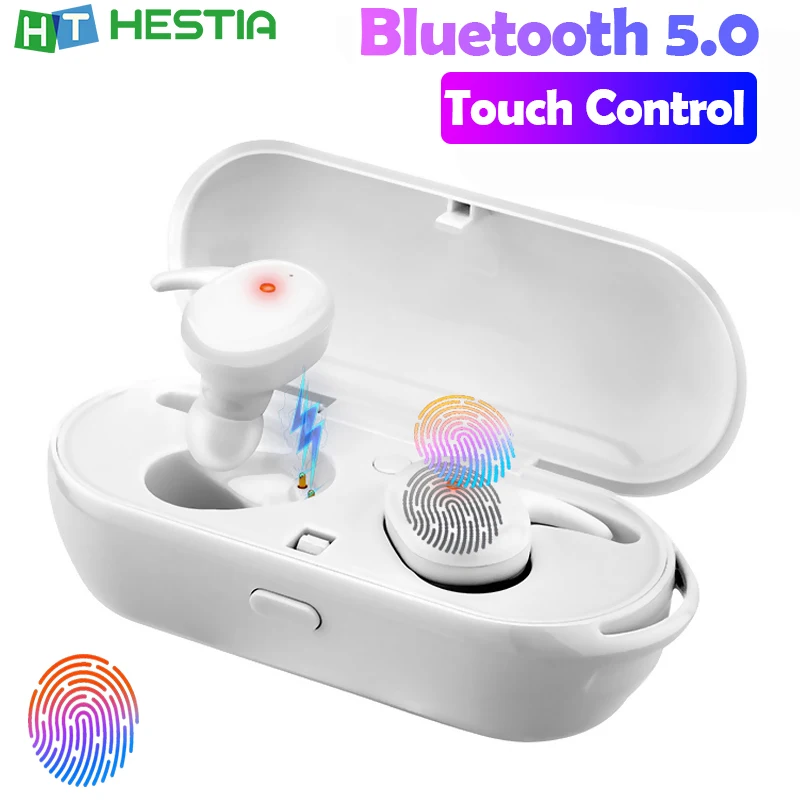 Беспроводные наушники вкладыши T2C TWS Bluetooth 5 0 свободные руки спортивные гарнитура