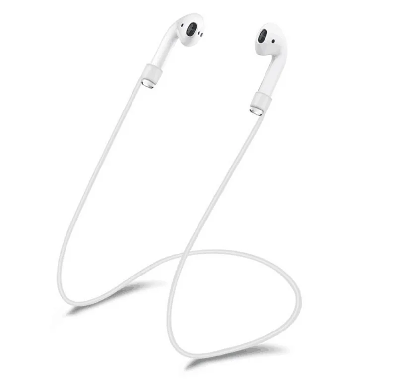 50 шт. силиконовый спортивный ремешок для Apple AirPods String Air Pods анти-потеря ремень провода кабельный разъем для Apple гарнитура для AirPods