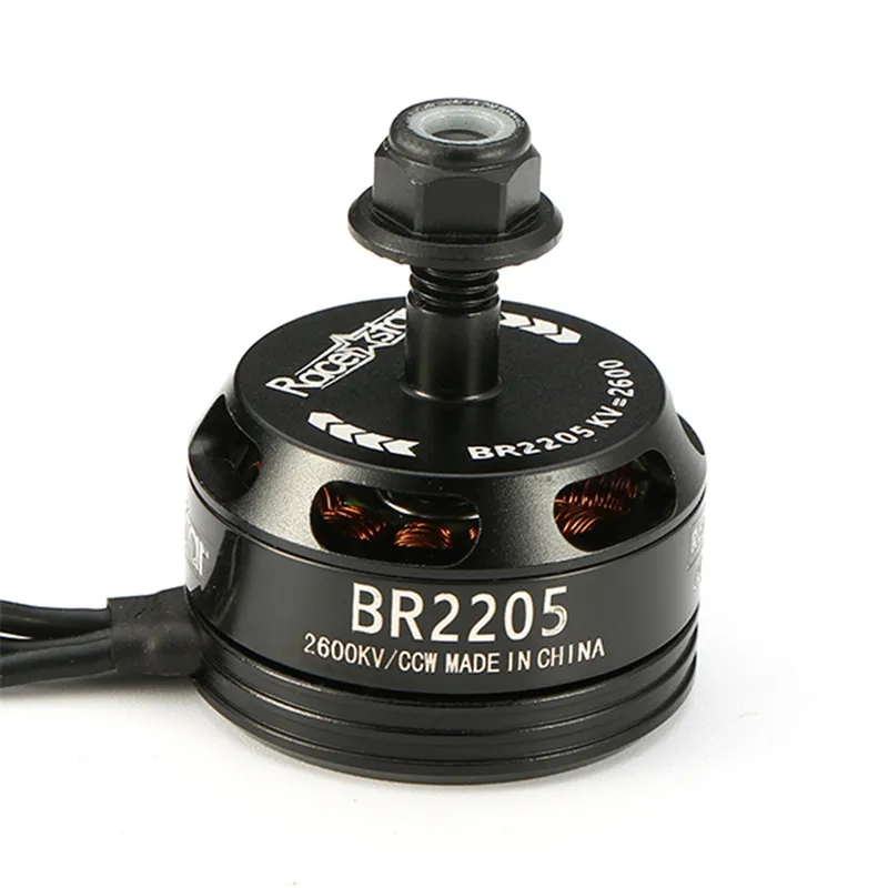 Racerstar Racing Edition 2205 BR2205 2600KV 2 4S бесщеточный двигатель CW/CCW черный для QAV250 ZMR250 260|brushless