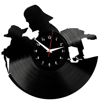 

STAR WARS Wall Clock Vinyl Vinyl Record Retro Clock Handmade Vintage Gift Style Room Home Decorations Great Gift Clock