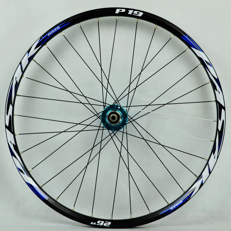 Discount mountain bicycle wheels novatec041042 joytech front 2 rear 4 bearing japan hub super smooth wheel wheelset Rim26 27.5 29in 6