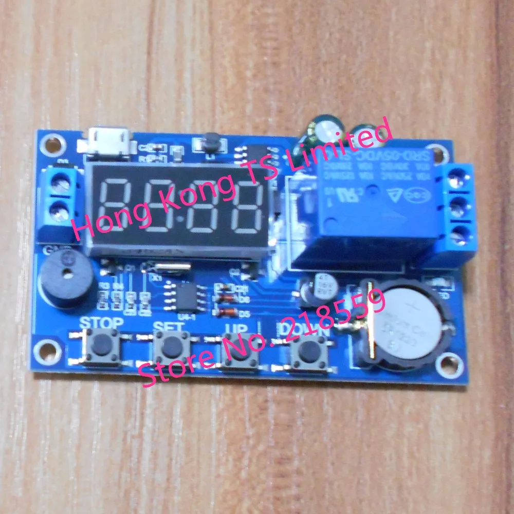 1 channel Timer Relay Control Module Real Time Clock Synchronization