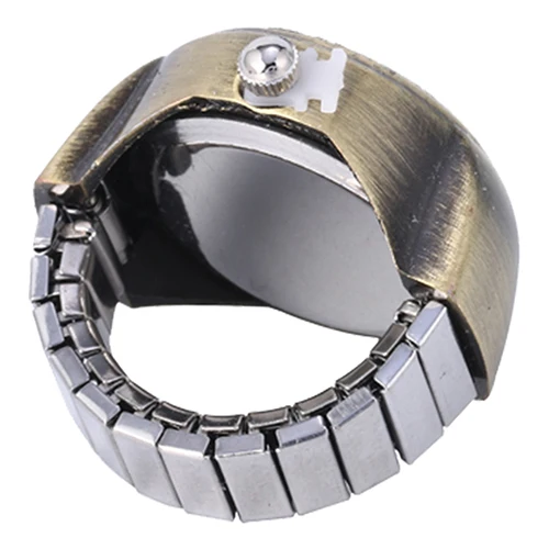 المرأة خمر الشرير نمط الإبداعية جولة سبائك الكوارتز البنصر ووتش