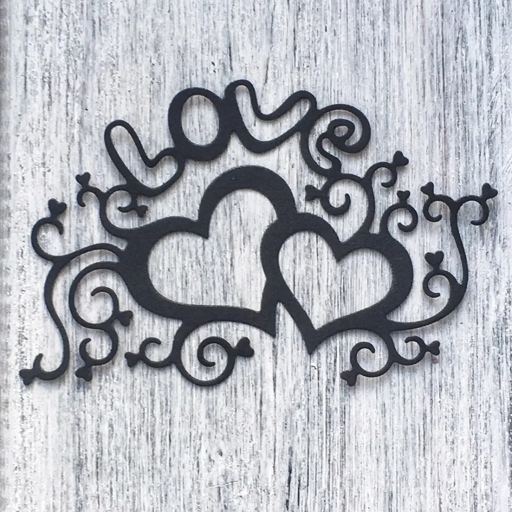 

ArtScrap LOVE Metal Cutting Dies Stencils For DIY Scrapbooking Card Decorative Craft Embossing Die Cuts