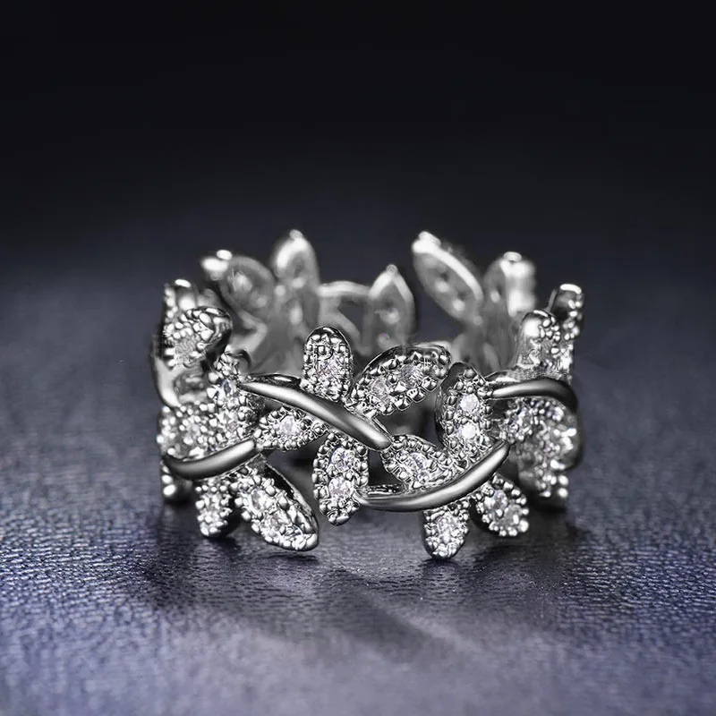 

2018 New Crystal from Swarovski ring Genuine Fashion jewelry Ring For Women Gem Stone Butterfly Wedding Ring