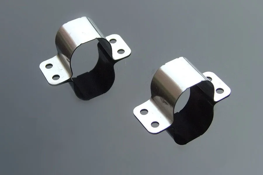 304 SS Fixed Ball Stud Angle Mounting Bracket 14 Gauge 10mm