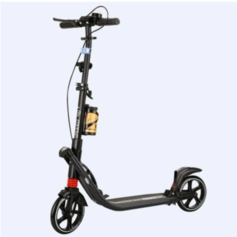 

adult children kick scooter foldable PU 2wheels bodybuilding all aluminum shock absorption urban campus transportation