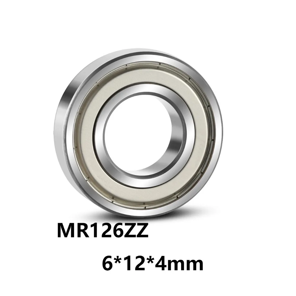 3 шт./лот MR126ZZ глубокий шаровой Миниатюрный Мини-подшипник MR126ZZ MR126-ZZ 6*12*4 мм 6*12*4 подшипник из стали