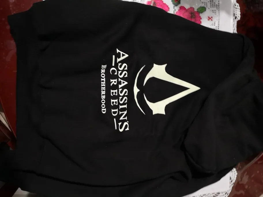 assassin's creed glowing hoodie