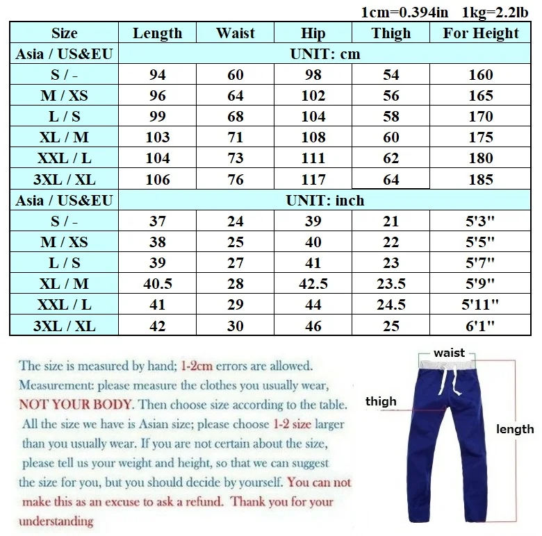 size chart 2