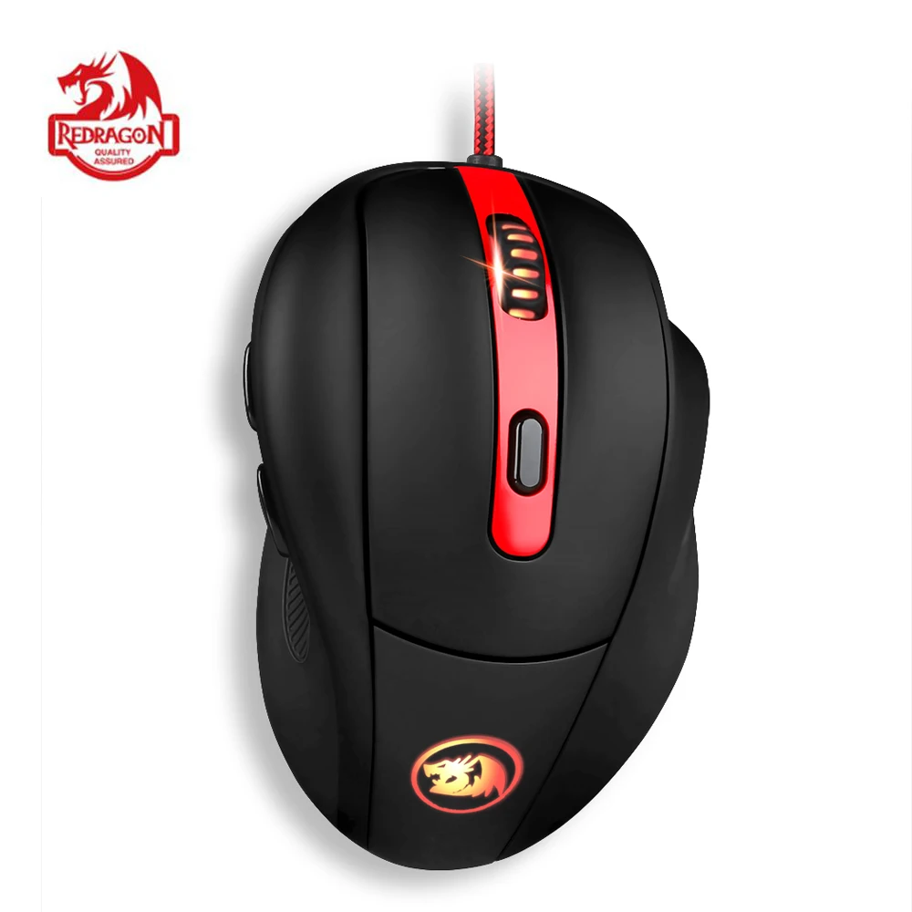 Redragon M605 2000DPI Professional 6 Buttons USB Wired Optical Gaming Mouse
