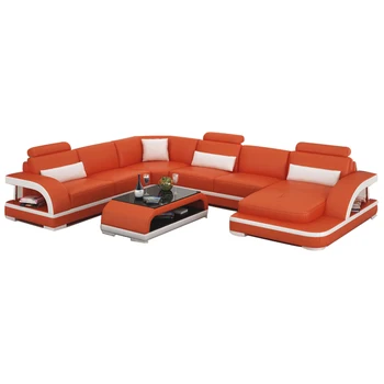 

U shape Comfortable living room sofa set