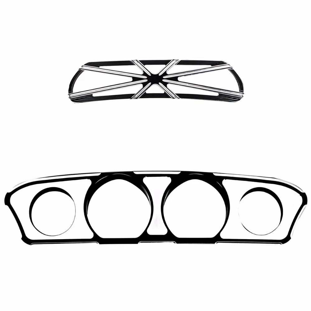 Grill Collection Inner Fairing Dash Trim&Fairing Scoop Intake Trim Accent For Harley Touring Street Glide FLHX Batwing 14-18 Grill Collection Inner Fairing Dash Trim&Fairing Scoop Intake Trim Accent For Harley Touring Street Glide FLHX Batwing 14-18