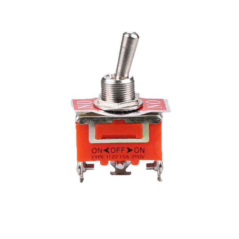 

1 PC 12mm Waterproof Toggle Switch 3 Position On-Off-On Miniature Toggle Switches 15A 250V