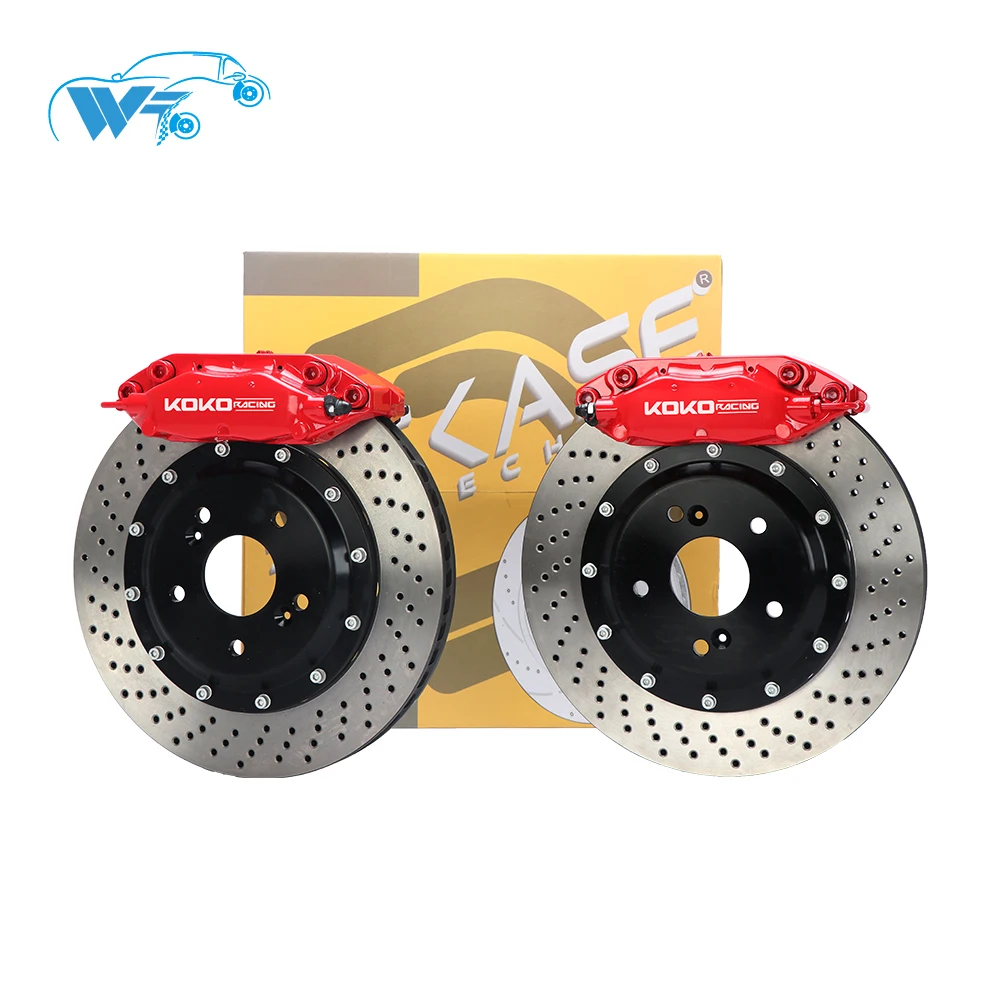 

KOKO RACING upgrade brake system INS style brake caliper F40 4 pots 355mm disc 18 inches front wheel for civic FD2 type r