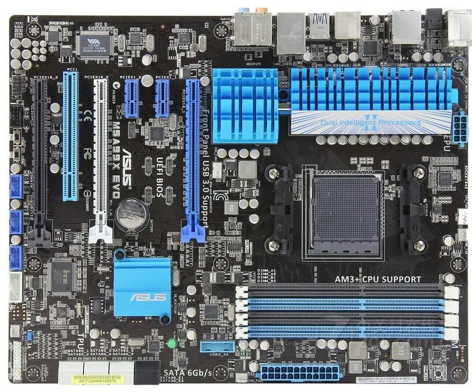 Разъем AM3 + для ASUS M5A99X EVO оригинальный AMD 990X материнская плата DDR3 USB3.0
