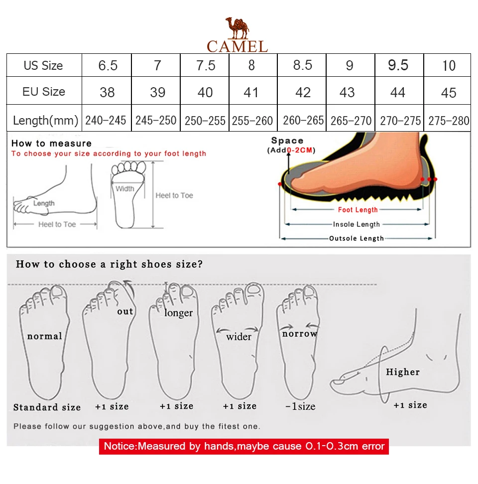 length of size 9 men's shoe