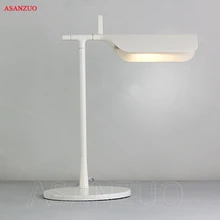 Современный простой прикроватный светильник для гостиной, светильник из железа, абажур для спальни, дома, для чтения, светодиодный настольная лампа освещение