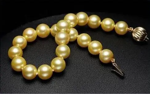 

AAA+10-11MM NATURAL SOUTH SEA GENUINE GOLD PEARL BRACELET 7.5 -8 INCH>Selling Girls jades bracelet free shipping