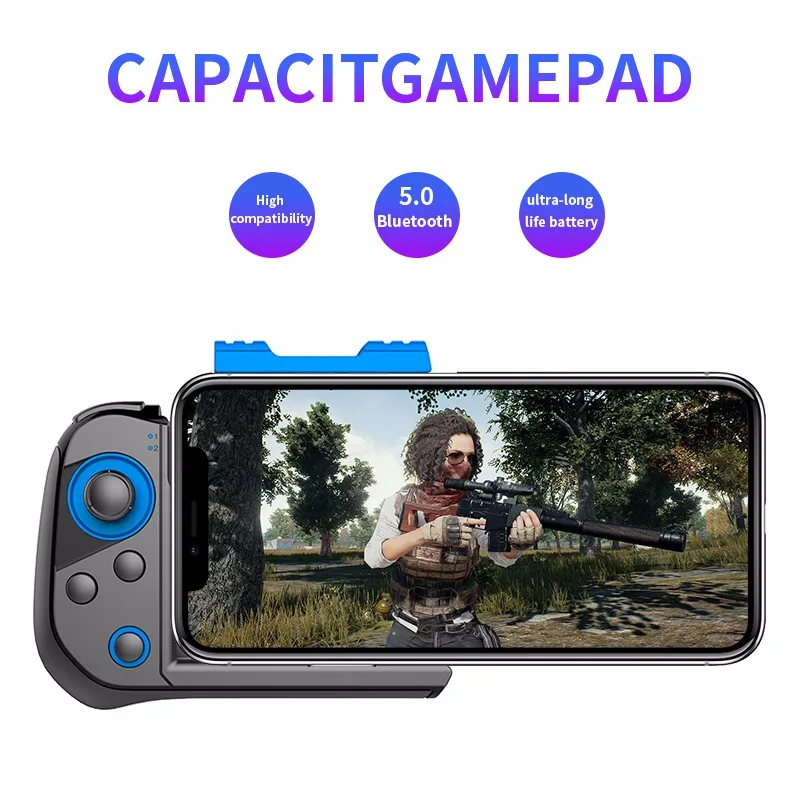 

M20 Mobile Phone Gamepad Game Controller Joystick Wilreless Bluetooth Control Trigger Button Gamepad For IOS Android Smart Phone