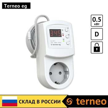 

Terneo eg - electric thermostat in a socket with digital control heat of incubator eggs air temperature room sensor 500 W