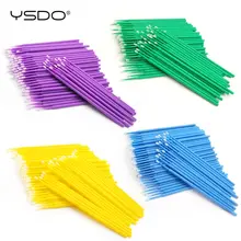 100 PCS Disposable Cotton Swab Eyelash Extension Tools Mascara Applicator Brush lashes extension makeup applicator remove tool