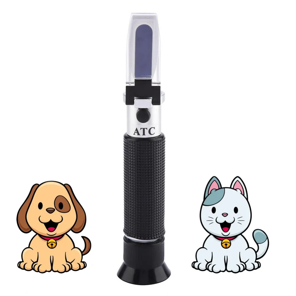

3 in 1 Veterinary and Human Dog Cat Piss Urine Refractometer Clinical Medical Pet Dog Cat 2-14g/dl Urine Specific Gravity Tester