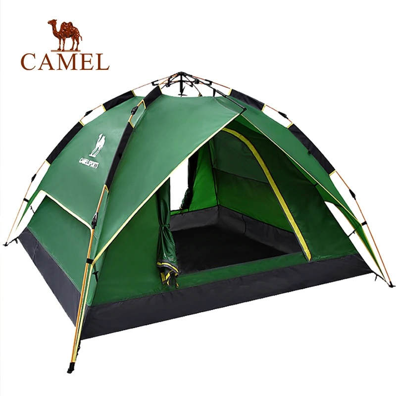 

CAMEL Automatic Opening Camping Tent 2-3 Person Double layer Waterproof Rainproof Outdoor Beach Travel Tent