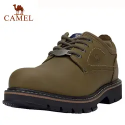 CAMEL/Мужская обувь из натуральной кожи, Повседневная износостойкая кожаная Нескользящая рабочая обувь, модная Уличная обувь