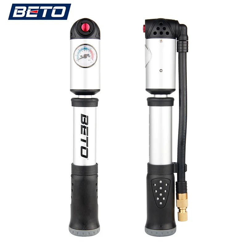 beto bike pump with gauge