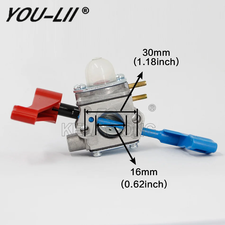 YOULII газовый лист воздуходувки карбюратор для FL1500 FL1500LE Zama C1U-W12A C1U-W12B 530071629 |
