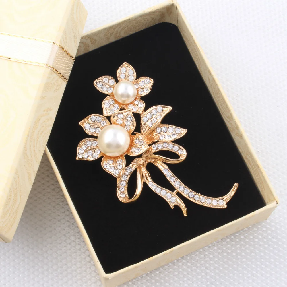 See Orange Korea Bowknot Floral Brooches For Women 2018 Gift Holiday Weddings SO1916 | Украшения и аксессуары