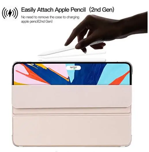IpadCase для iPad Pro 11 &quot2018 тонкий легкий трехслойный смарт чехол с функцией