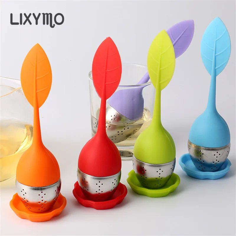 Reusable Tea Infuser Ball For Loose Leaf Tea, Unique Flower Shape, Fine Mesh Stainless Steel Single Serve Strainer And Steeper With Charming Drip